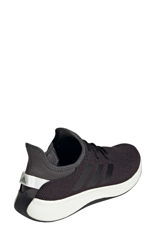 Adidas Originals Adidas Cloudfoam Pure Running Shoe In Black/black/grey