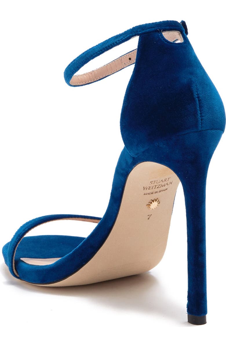 Stuart Weitzman Nudist Stiletto Ankle Strap Sandal, Alternate, color,