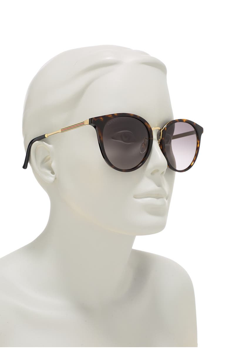 Gucci 56mm Round Sunglasses, Alternate, color,