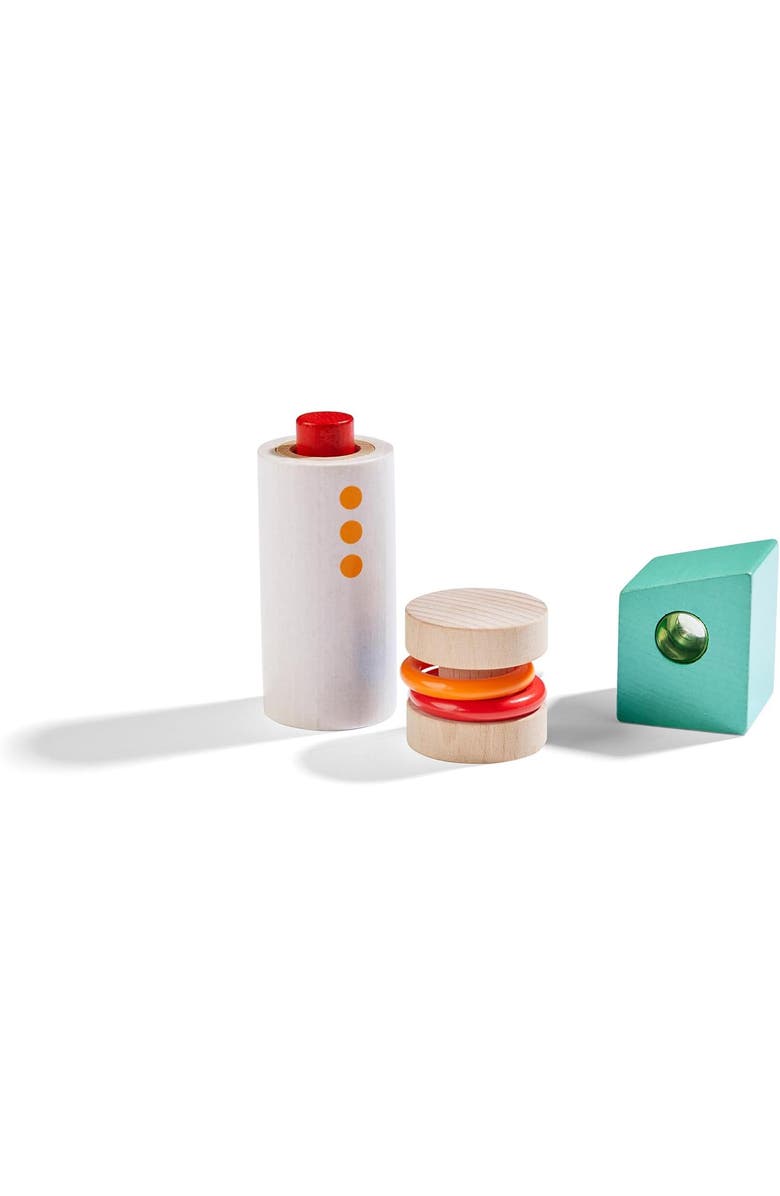 HABA Discovery Building Blocks Boat - Montessori Wooden Toys, Toddler Learning Toys 1-3, Educational Sensory Stacking Blocks, Made in Germany, Alternate, color, Multi