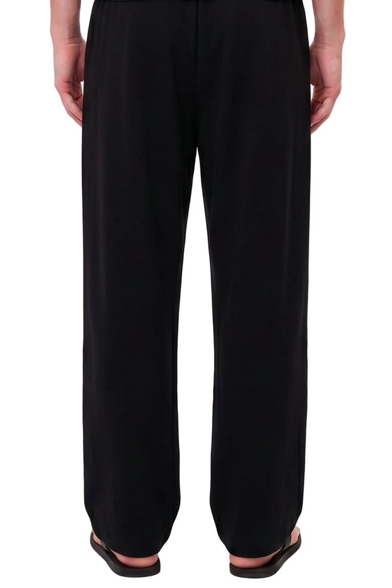 Daydreamers Relaxed Fit Wide Leg Pants, Alternate, color, BLACK