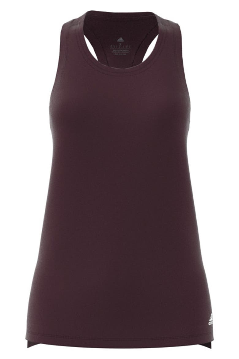 AEROREADY Designed 2 Move Tank Top, Alternate, color, SHADOW MAROON/ WHITE