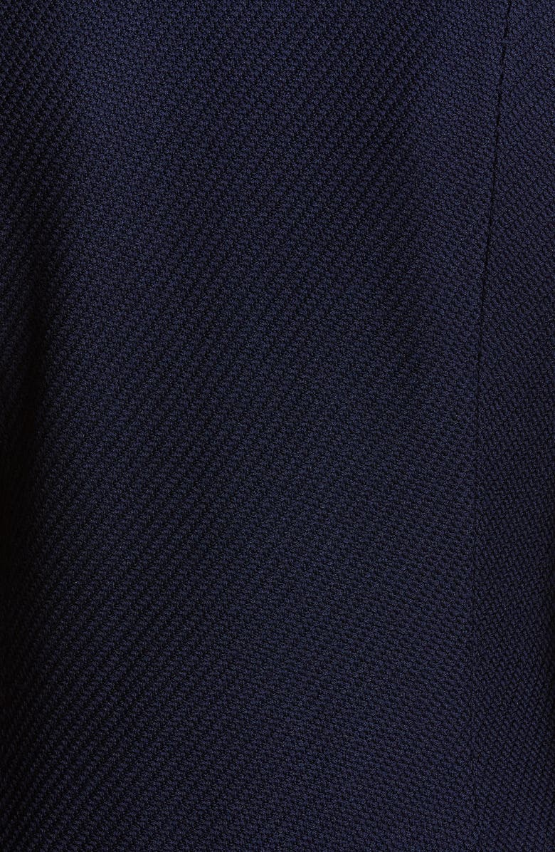 St. John Collection Sarga Knit Twill Zip Front Jacket, Alternate, color, 