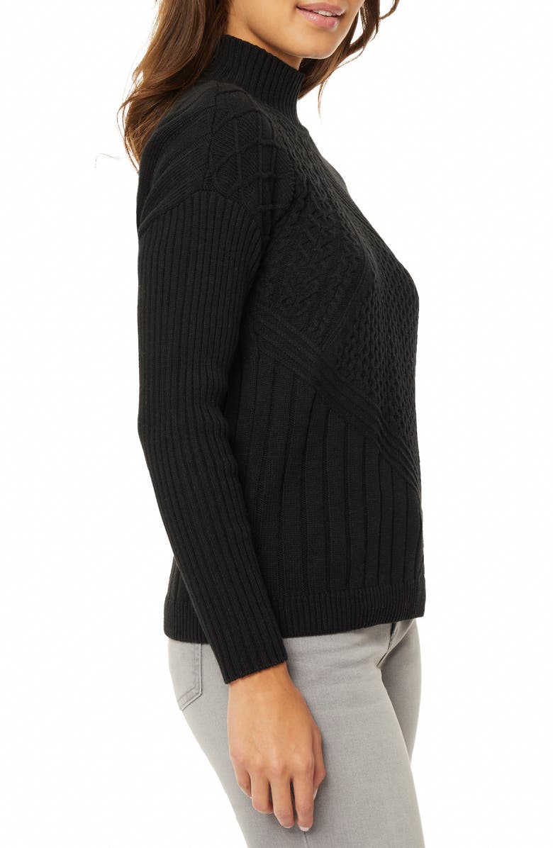 Jones New York Cable Knit Sweater, Alternate, color,