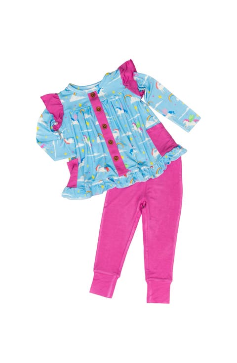 Sage Peplum & Legging Set