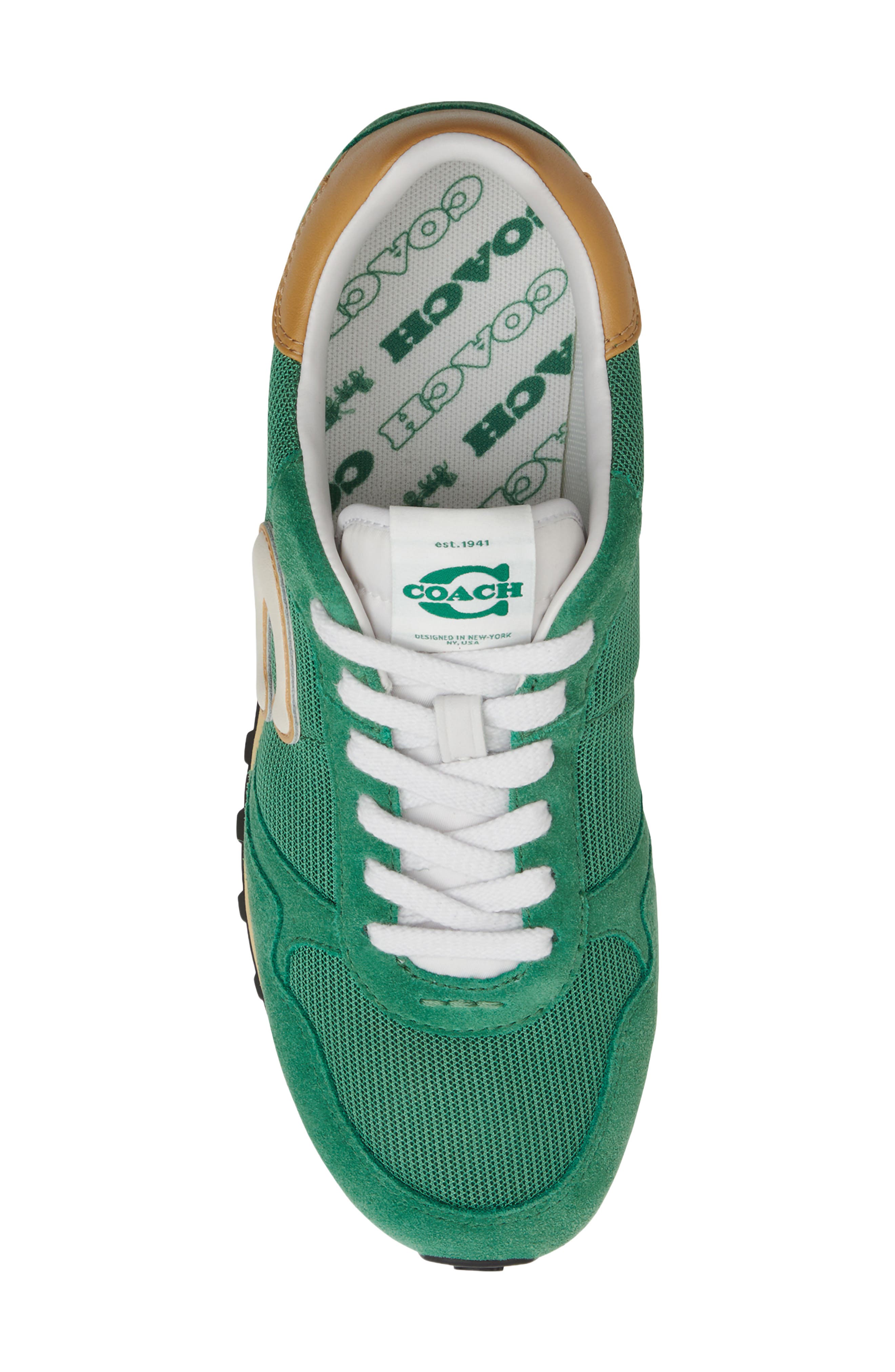 Retro Runner Sneaker, Alternate, color, SPORT GREEN