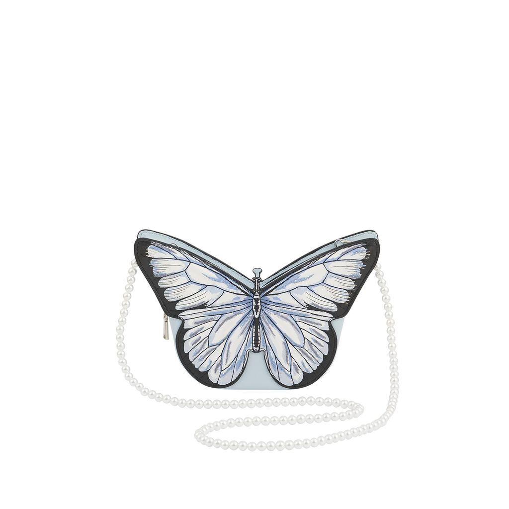 Fable England Blue Butterfly Bag In Blue