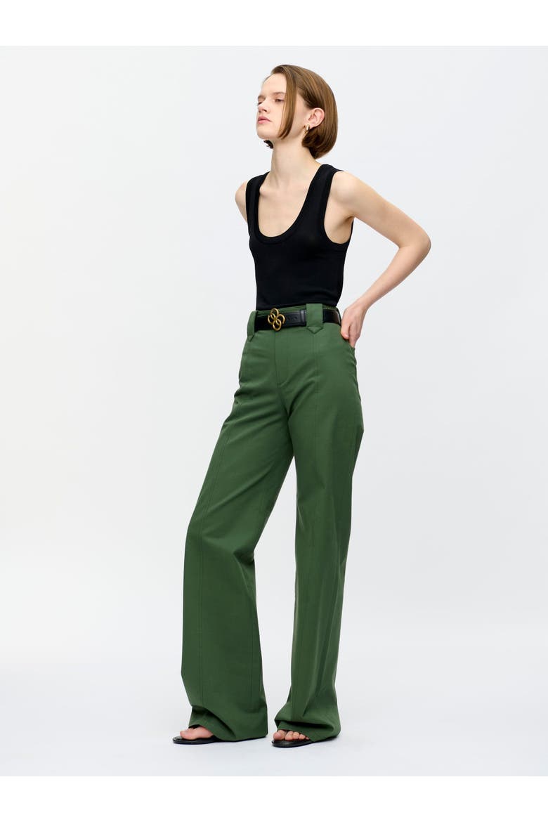 Jody Flared pant, Alternate, color, Military