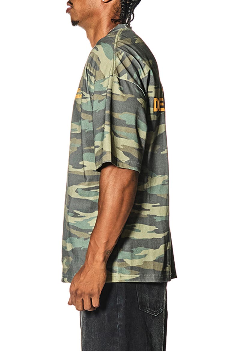 Department Oversize Camo Cotton Graphic T-Shirt, Alternate, color, CAMO