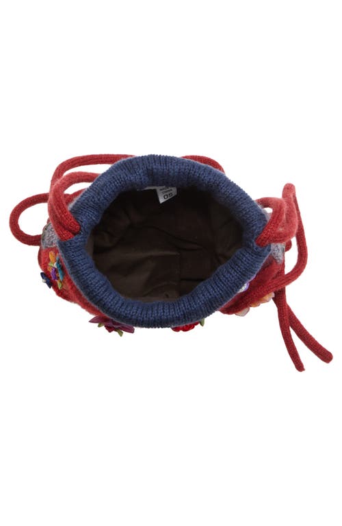 Yanyan Plaited Check Mini Drawstring Backpack In Multi