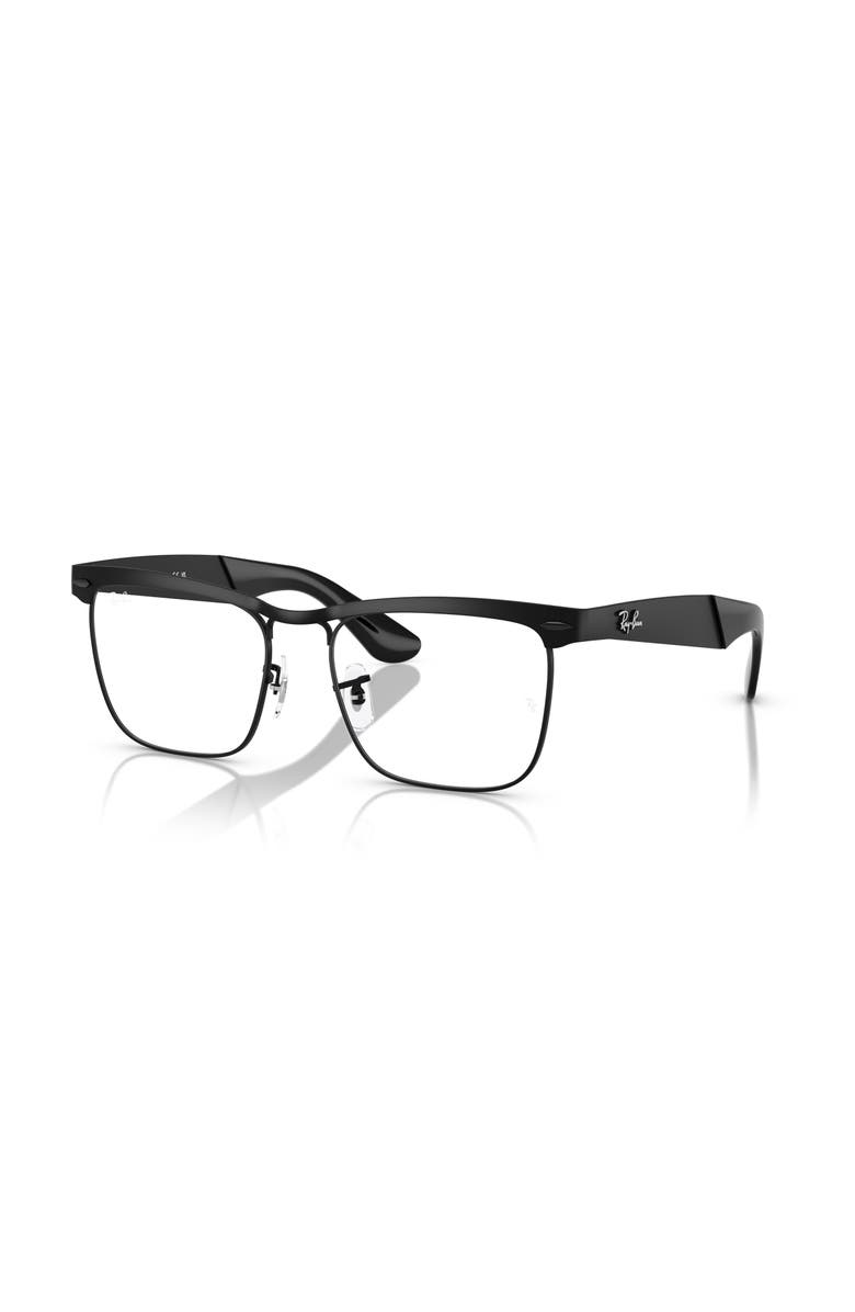 Ray-Ban 53mm Square optical glasses, Main, color, Black