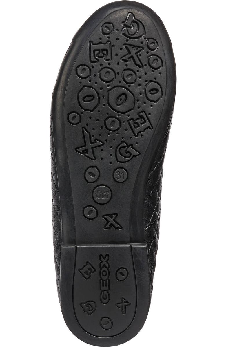 Geox Plie Mary Jane Flat, Alternate, color, Dark Black