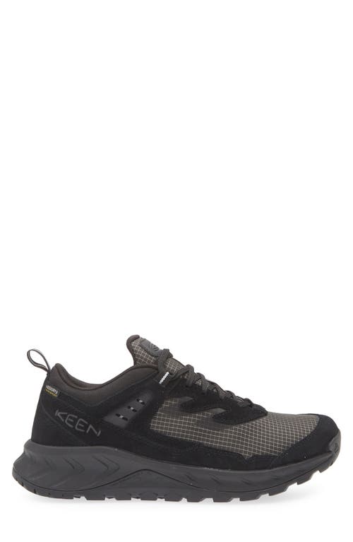 Keen Hightrail Exp Waterproof Hiking Sneaker In Black/magnet