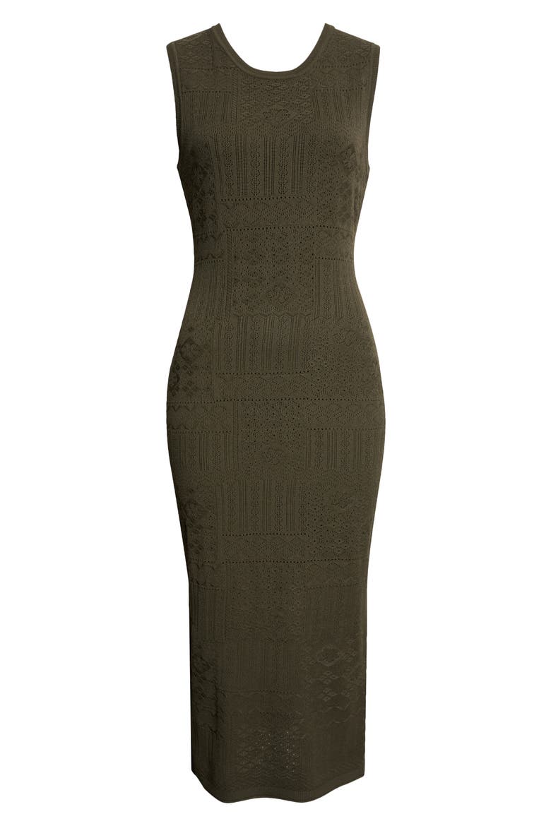 Tamiko Sleeveless Knit Midi Dress, Main, color, LODEN