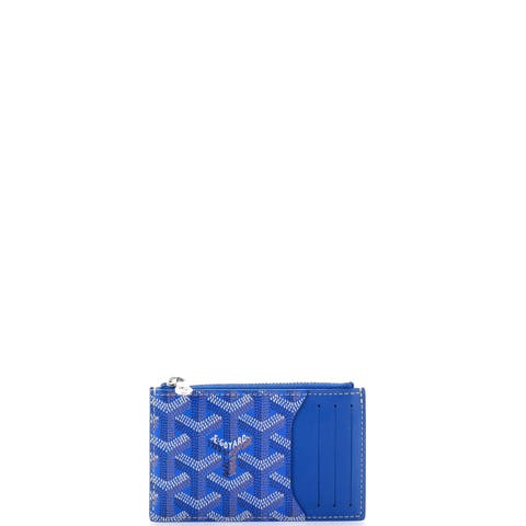 Bourbon Zipped Card Holder Coated Canvas