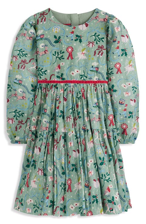 Kids' Twirly Printed Woven Dress