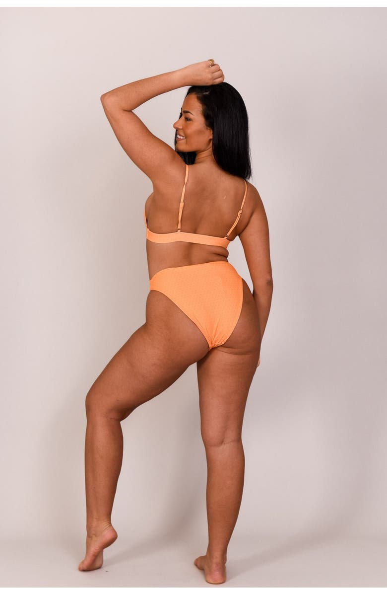 OOSC Tangerine Squeeze Boost 'Em Up Bikini Top, Alternate, color, Orange