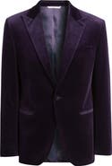 Jack Victor Erie Purple Stretch Velvet Dinner Jacket