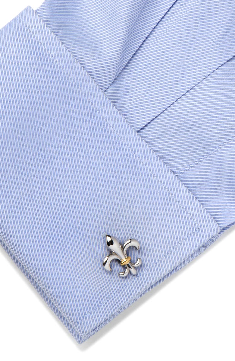 Cufflinks, Inc. Fleur De Lis Cuff Links, Alternate, color, 