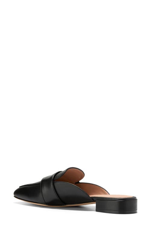 Cole Haan Pasha Embossed Mule In Black Leather/lizard