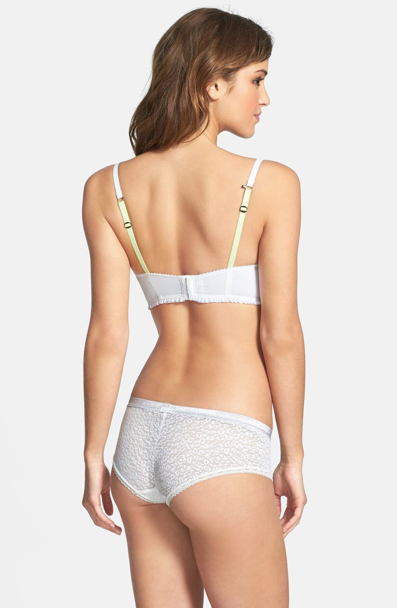 Kensie 'Stella' Eyelet Underwire Corselette Demi Bra, Alternate, color, 