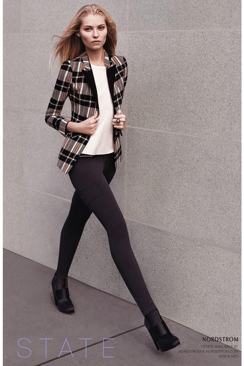 Digital Plaid Jacket, Alternate, color, RICH BLK COMBO