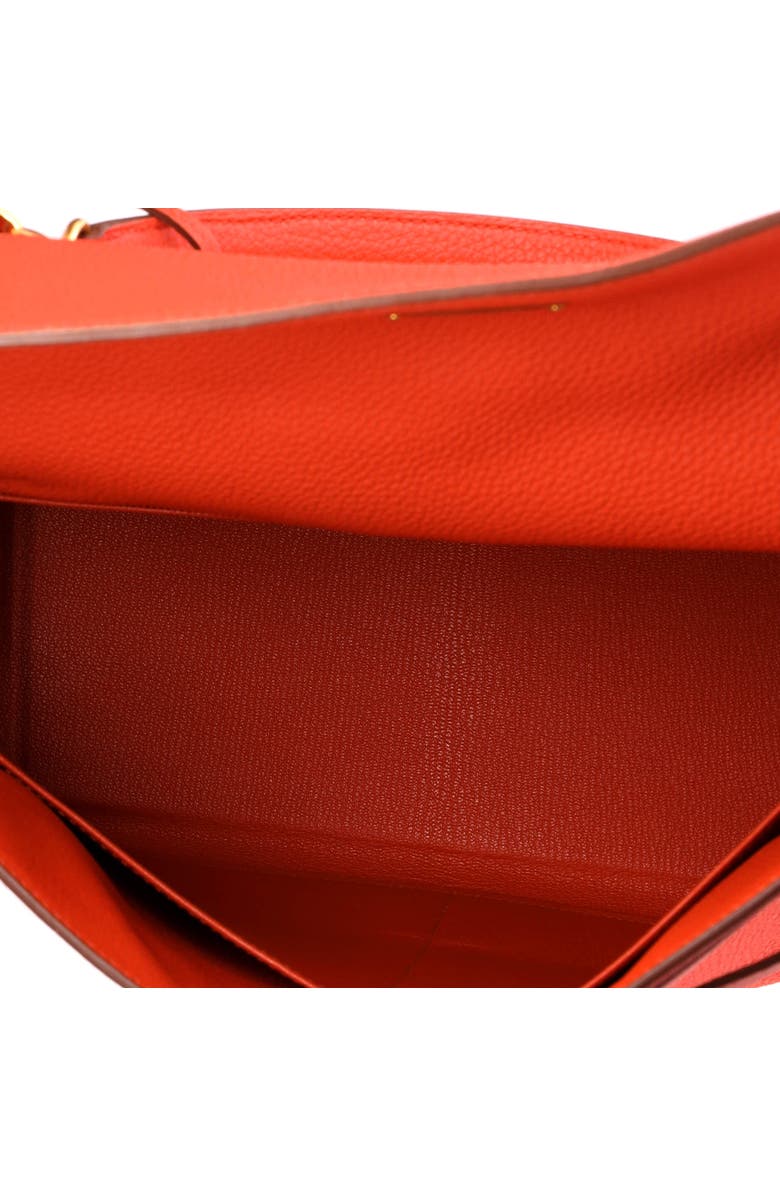 Pre-Owned Hermes Kelly Handbag Orange Togo with Gold Hardware 32, Alternate, color, Capucine