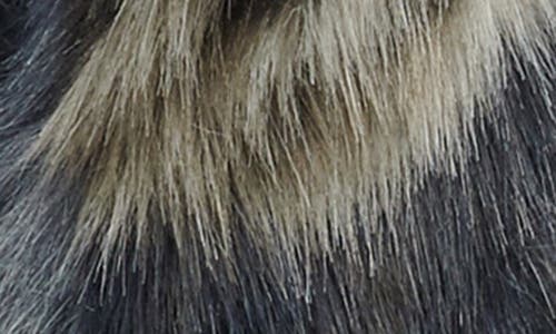 Karl Lagerfeld Paris Faux Fur Shag Jacket In Multi