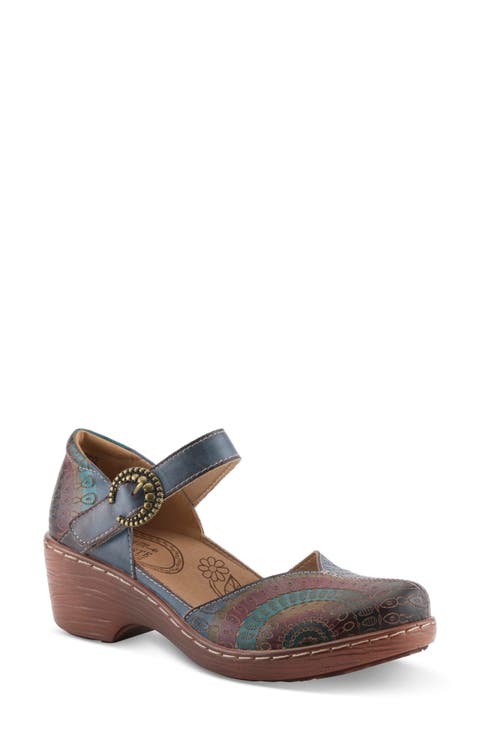 Veesome Leather Mary Jane Pump