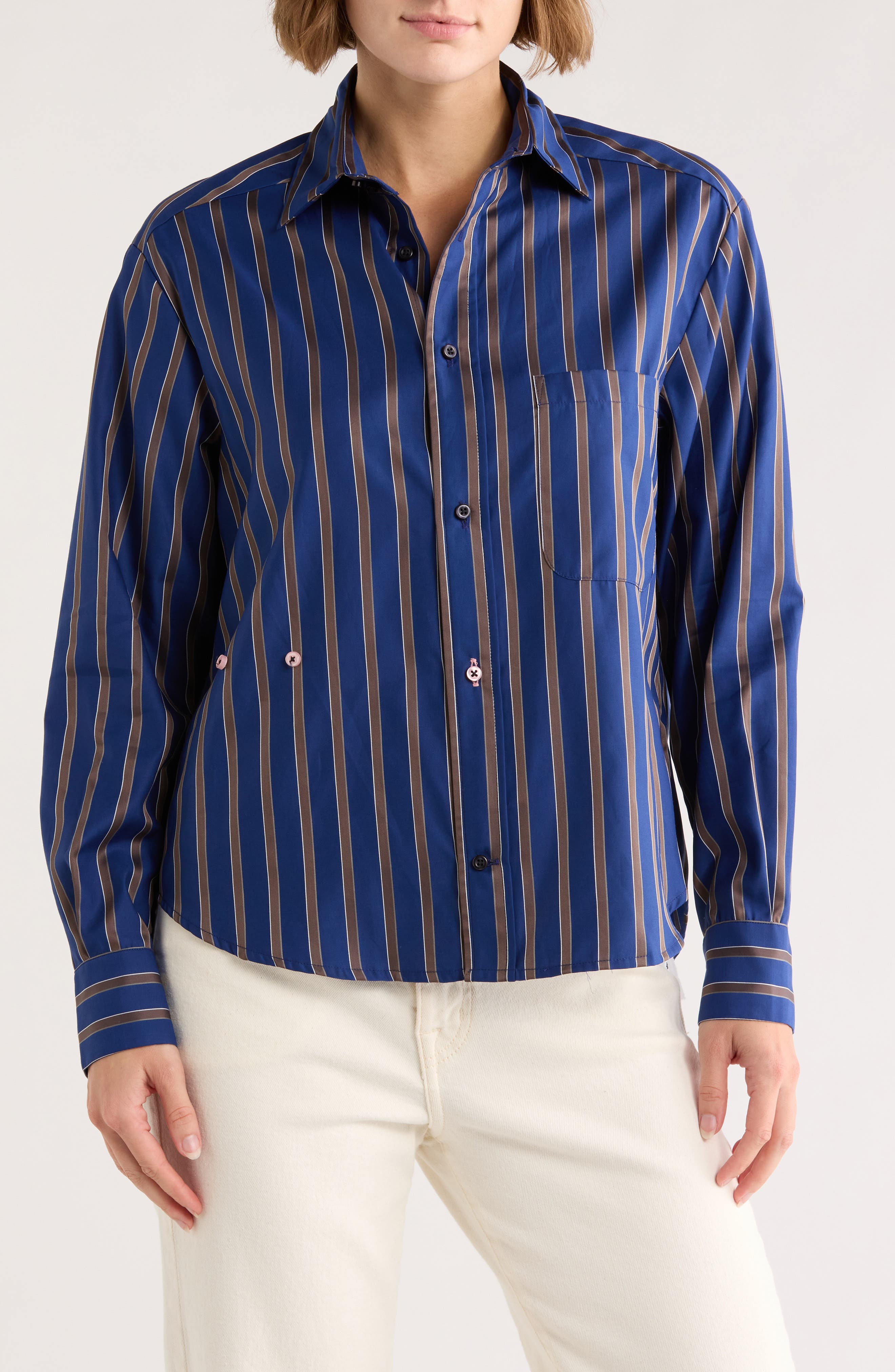 CISSA The Daily Cotton Button-Up Shirt