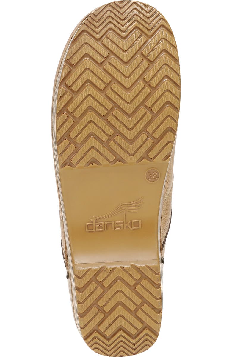 Dansko x Jenni Earle Platform Clog, Alternate, color, Honey Distressed