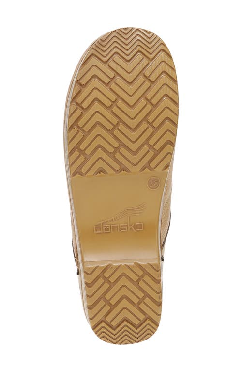 Dansko X Jenni Earle Platform Clog In Brown