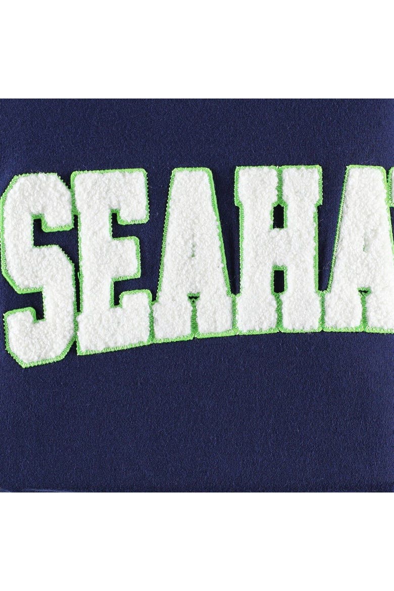 Men's Tommy Hilfiger College Navy/White Seattle Seahawks Alex Long Sleeve Hoodie T-Shirt, Alternate, color, Navy