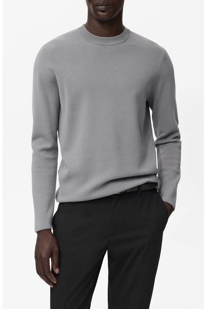Regular Fit Crewneck Sweater, Main, color, GREY