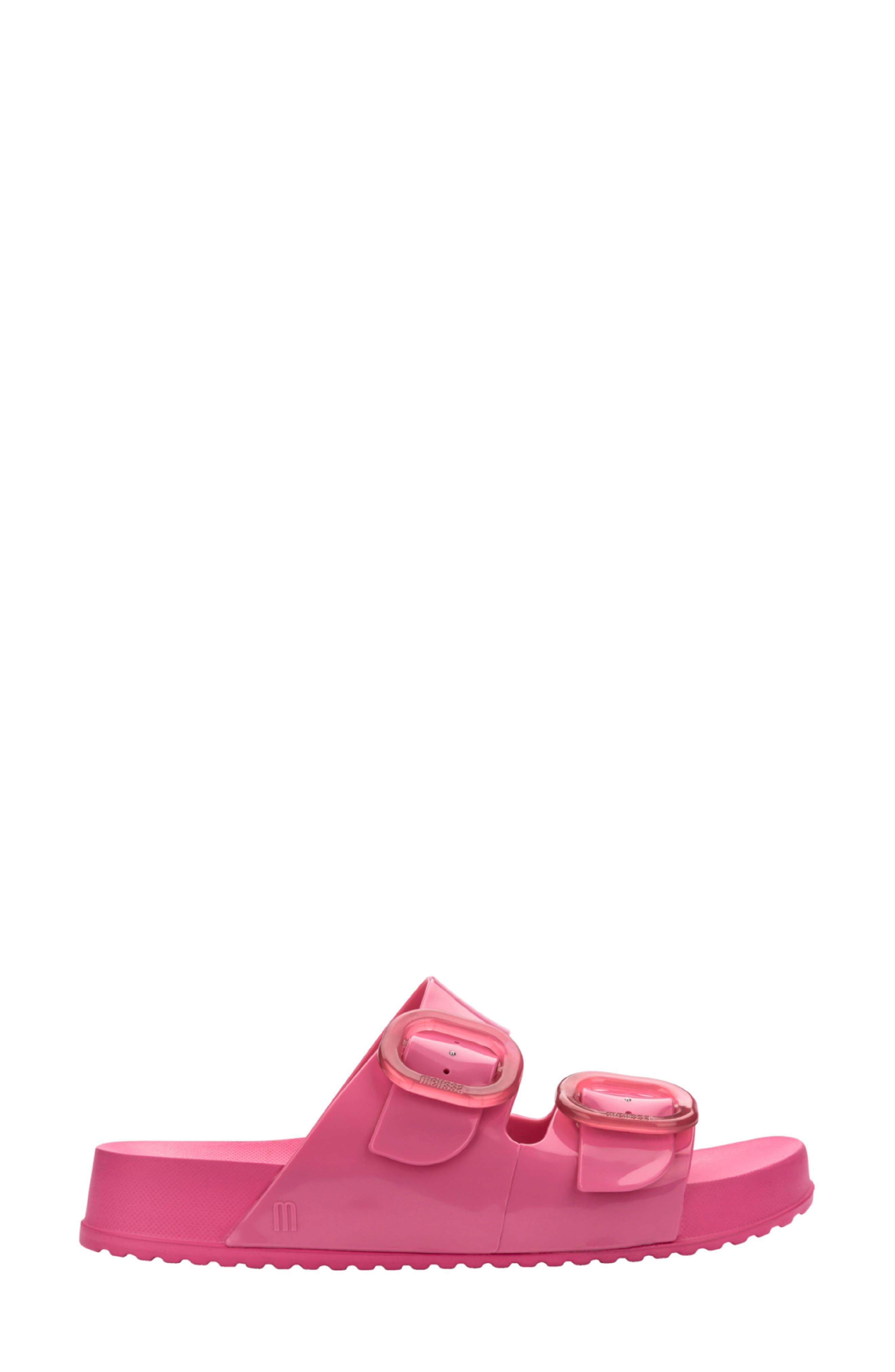 Cozy Buckle Slide Sandal, Alternate, color, PINK