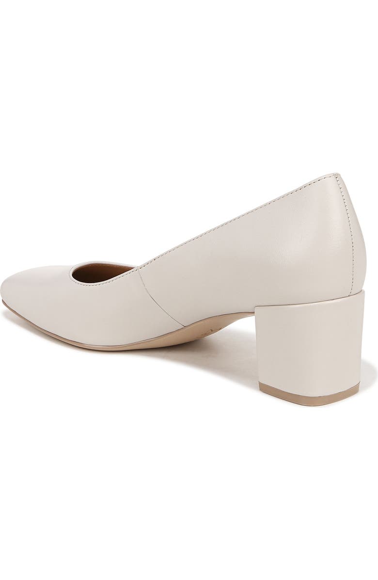 Naturalizer Karina Square Toe Pump, Alternate, color, Satin Pearl Leather