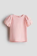 H&M Bead-detail Fine-knit Top