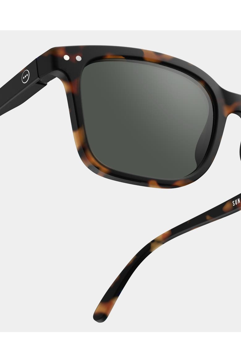 #L 54mm Rectangular Sunglasses, Alternate, color, Tortoise