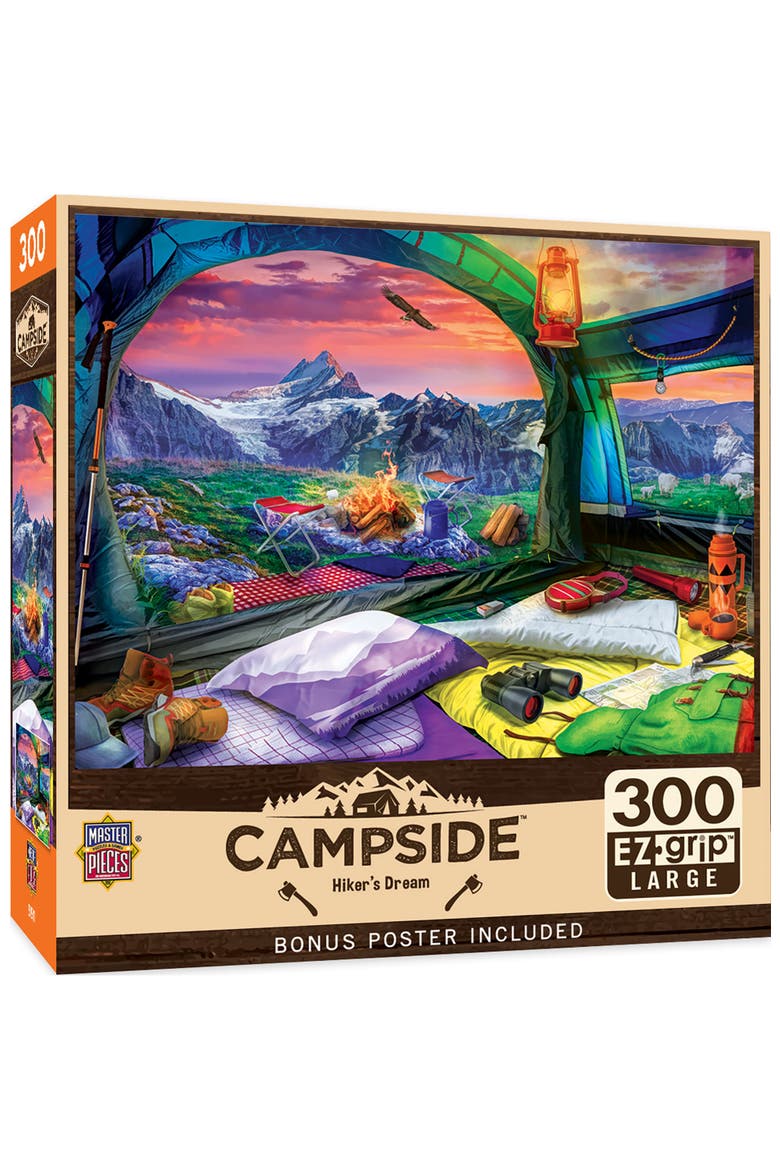 Hiker's Dream 300 Piece Jigsaw Puzzle, Main, color, Multicolor