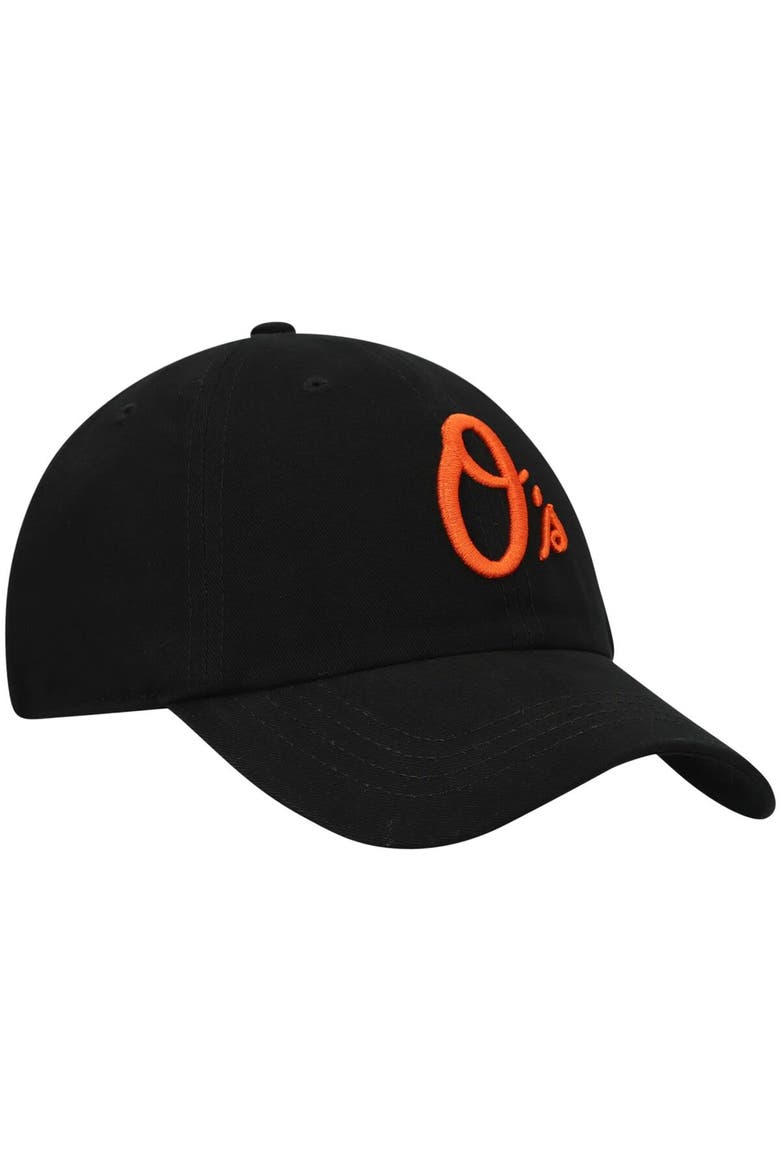 Women's '47 Black Baltimore Orioles Team Miata Clean Up Adjustable Hat, Alternate, color, Black
