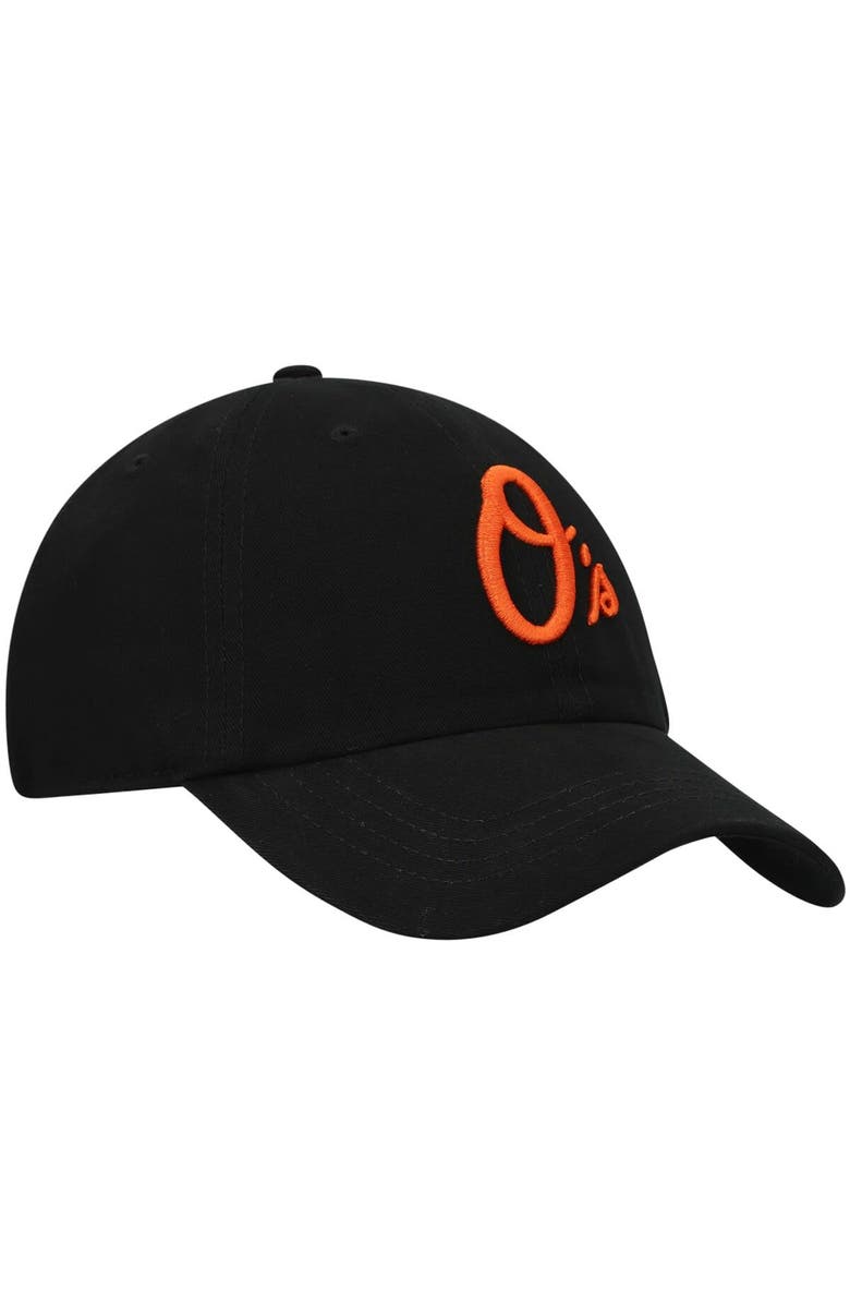 '47 Women's '47 Black Baltimore Orioles Team Miata Clean Up Adjustable Hat, Alternate, color, Black
