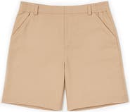 Florence Eiseman Khaki Linen-Look Short