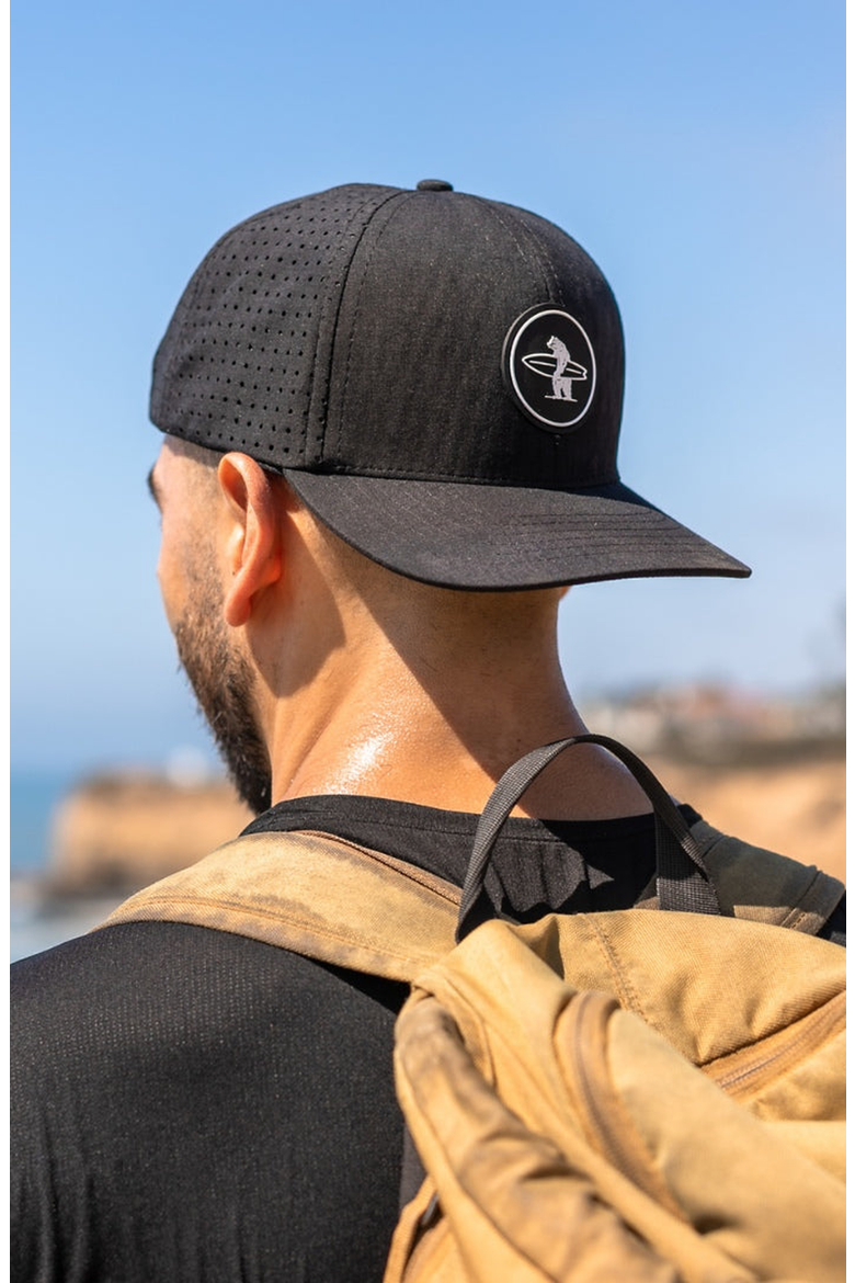 Diego Performance Snapback Hat, Alternate, color, Black