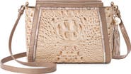 Brahmin Hillary Croc Embossed Leather Crossbody Bag