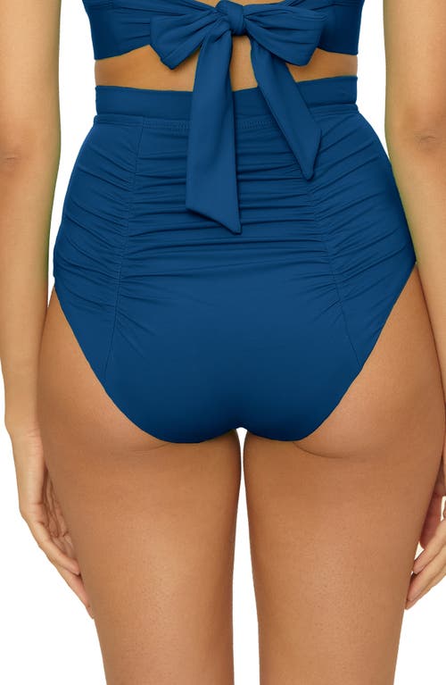 Soluna Sun Goddess High Waist Bikini Bottoms In Blue