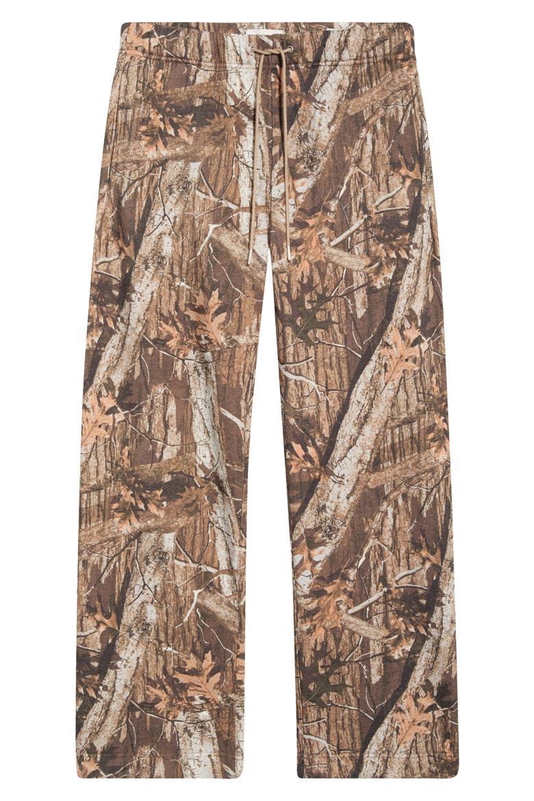 Washed Camo Extreme Baggy Fit Fleece Sweatpants, Alternate, color, CAMOUFLAGE