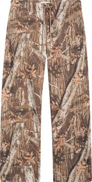 PacSun Washed Camo Extreme Baggy Fit Fleece Sweatpants