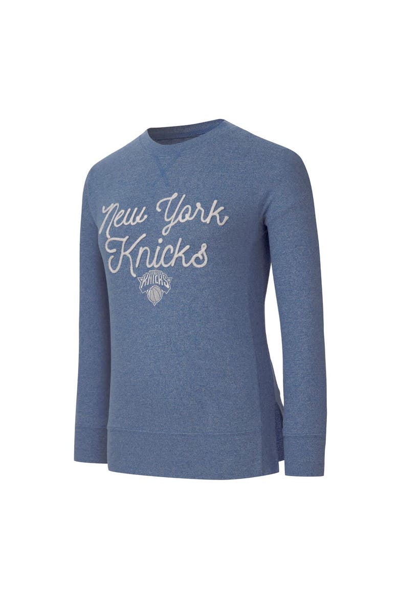 Women's Concepts Sport  Royal New York Knicks Rigor Long Sleeve Jersey T-Shirt, Alternate, color, Royal