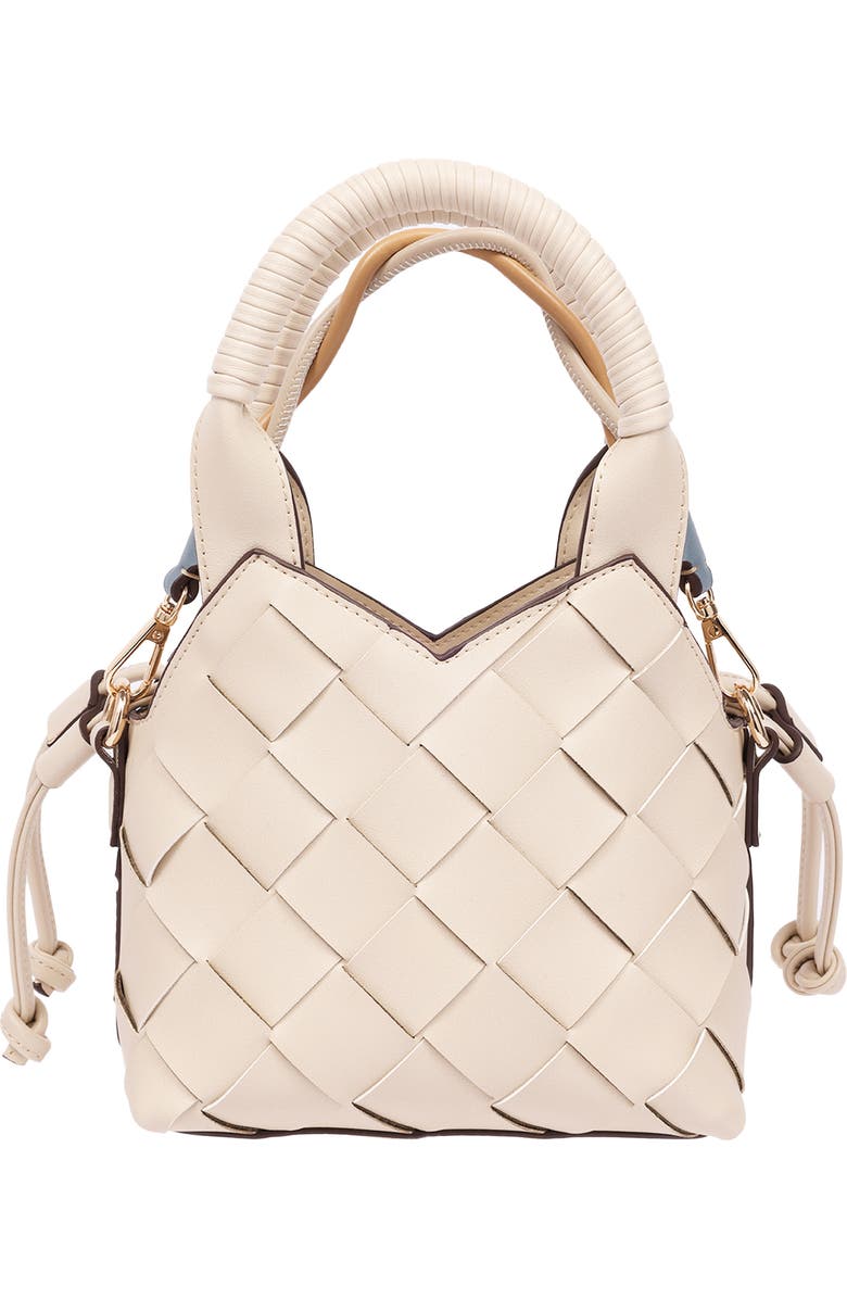 Tommy Bahama Demi Mini Woven Tote Bag, Alternate, color, Ivory