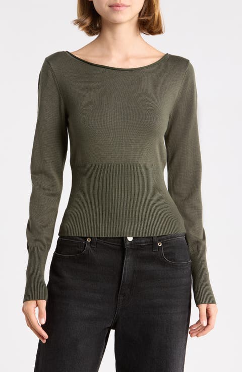 Boat Neck Sweater